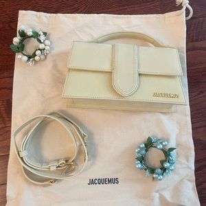 Sold!!! Jacquemus like new with dust bag ivory color